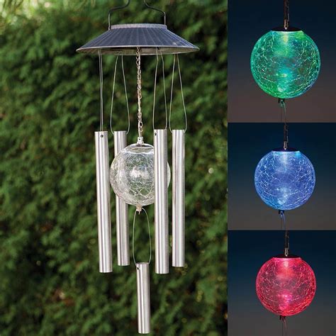 indoor solar wind chimes|solar powered led wind chimes.